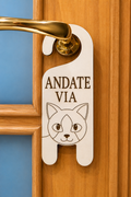 Targhetta - Andate via