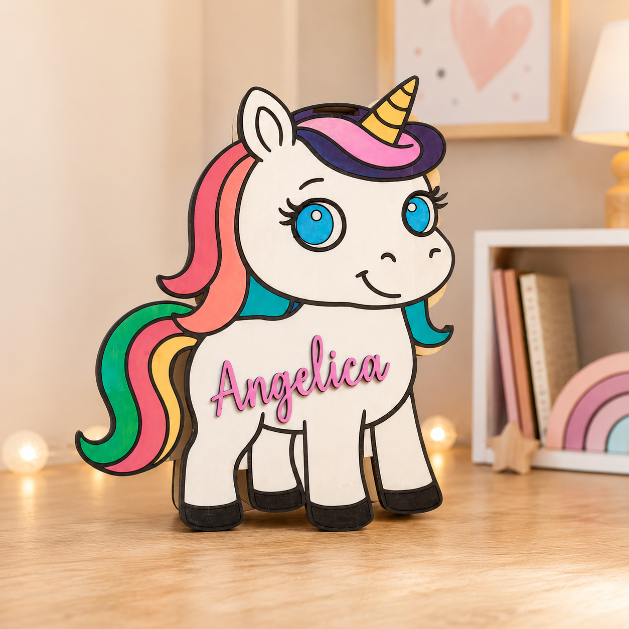 Salvadanaio unicorno personalizzato