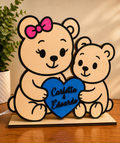 Lampada led orsetti con cuore