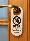 Targhetta STOP - personalizzata con nome