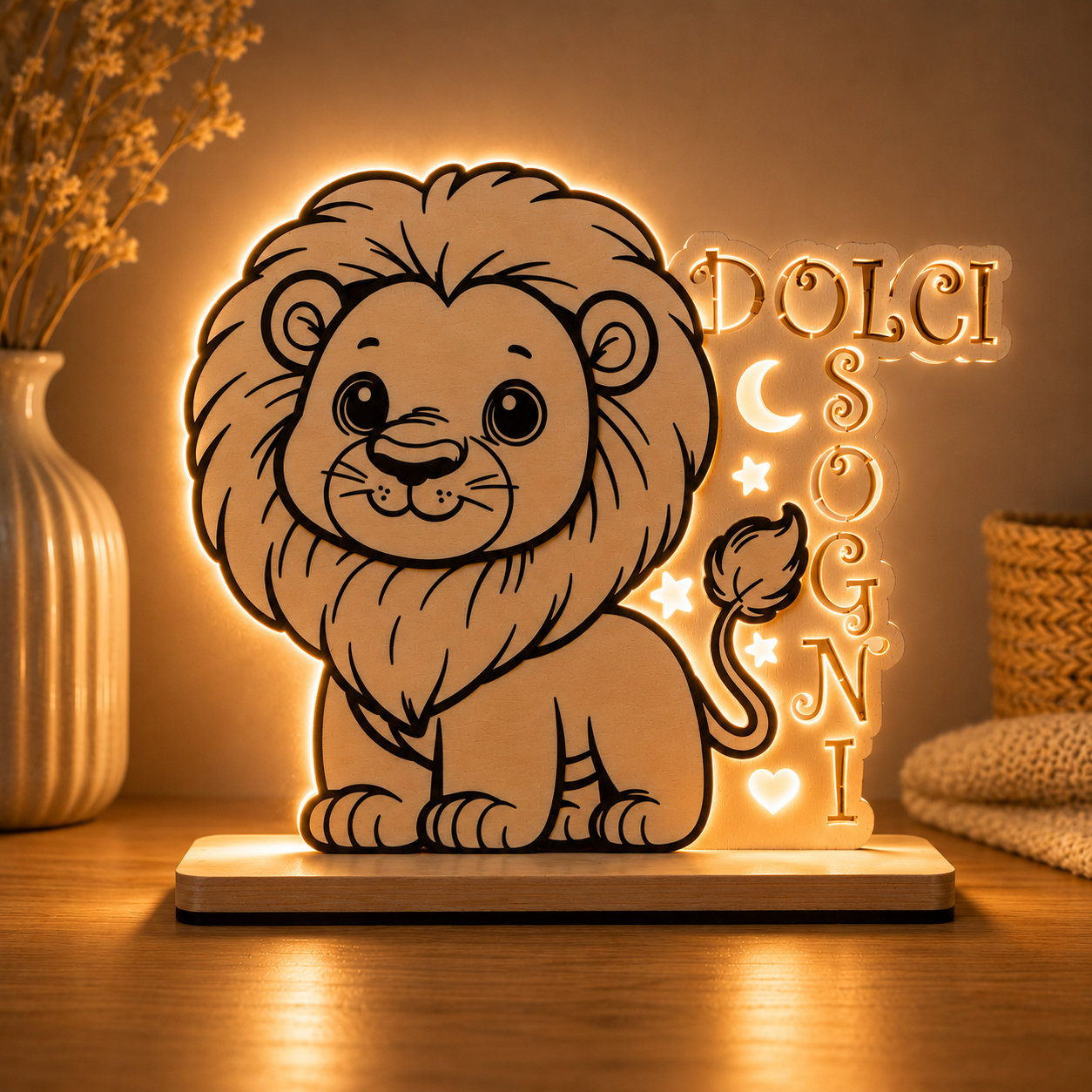 Lampada Leone Dolci Sogni
