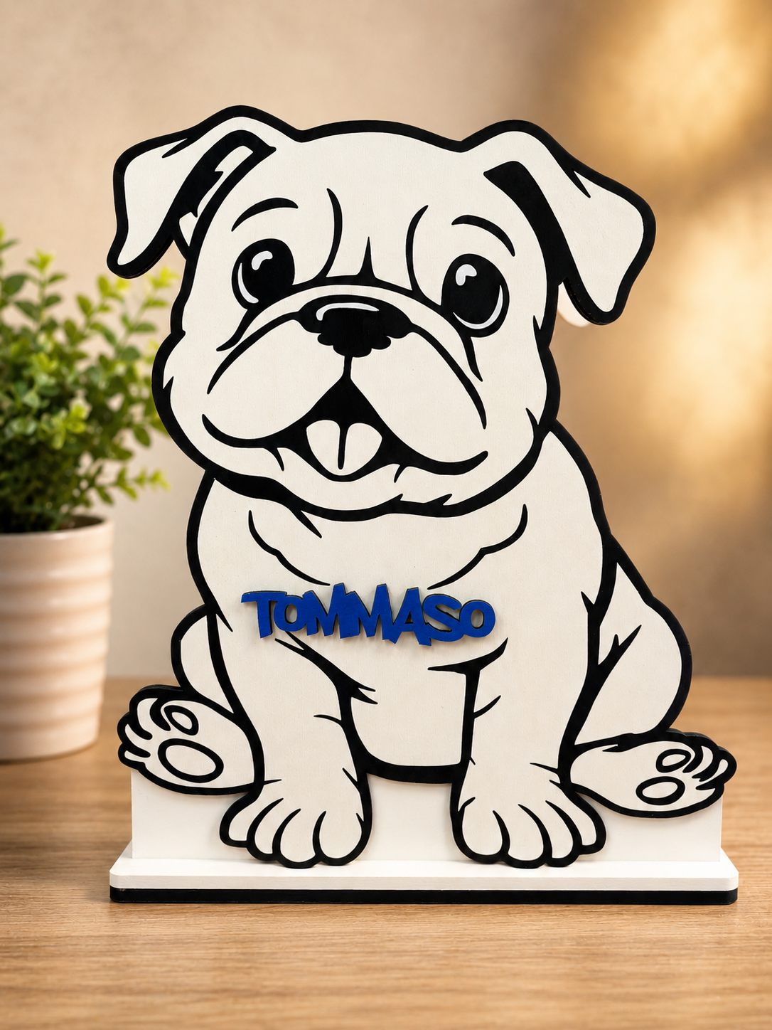 Salvadanaio a forma di cagnolino
